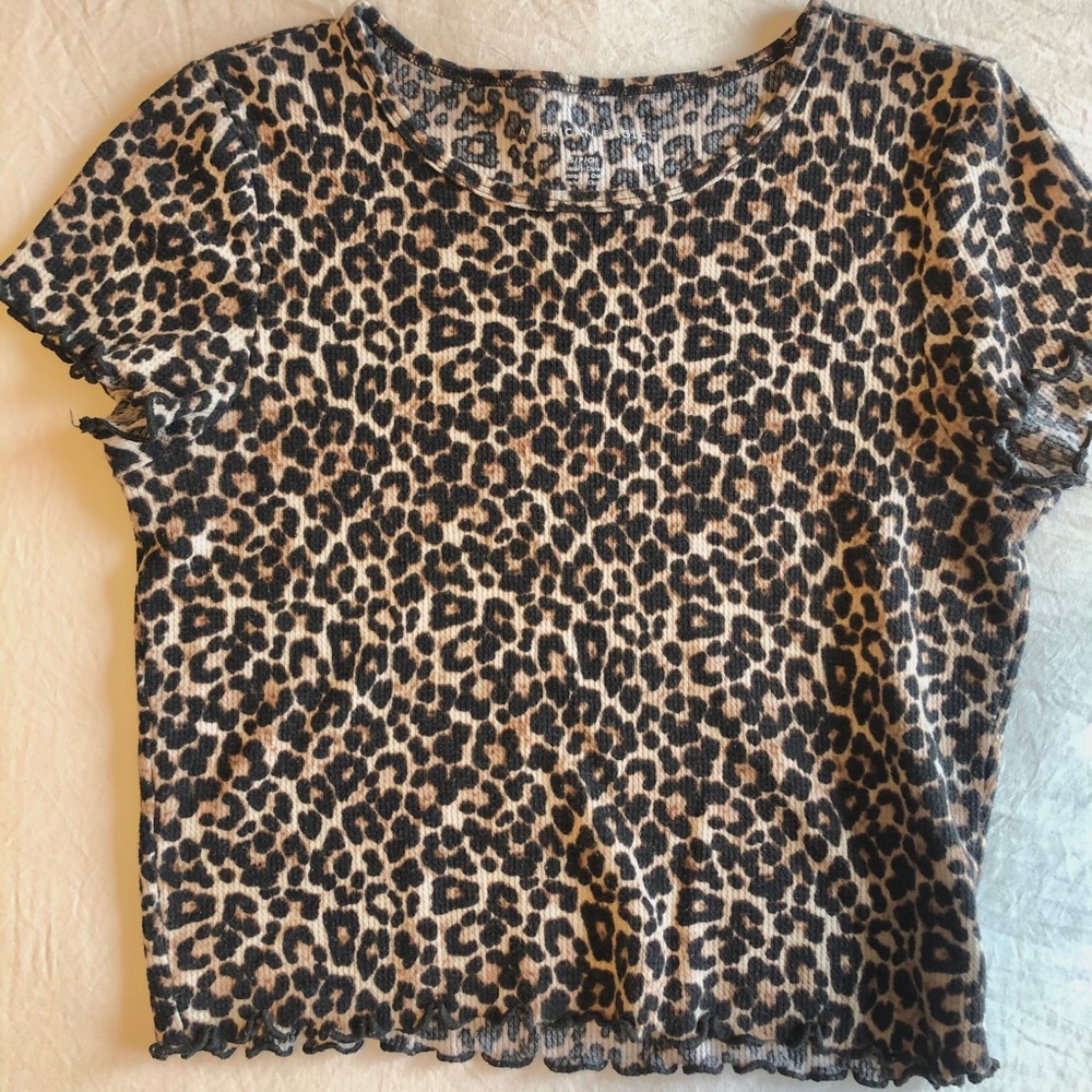 american eagle leopard shirt